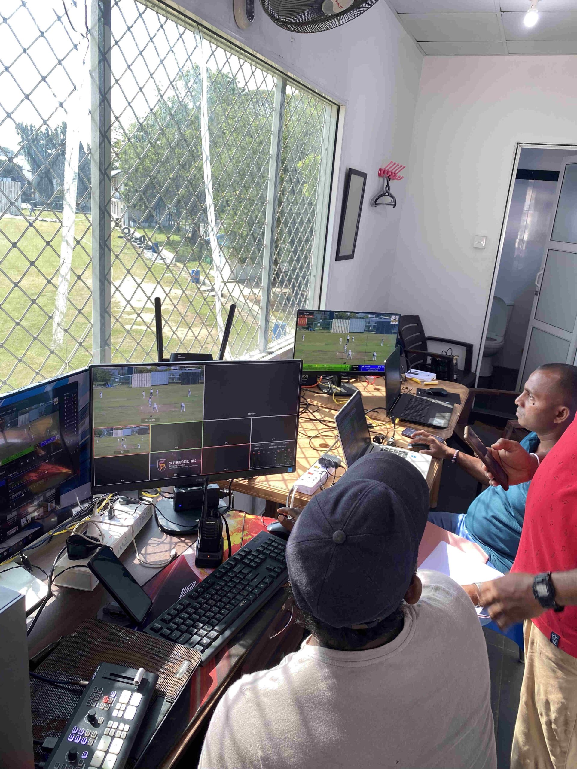 Live streaming of matches