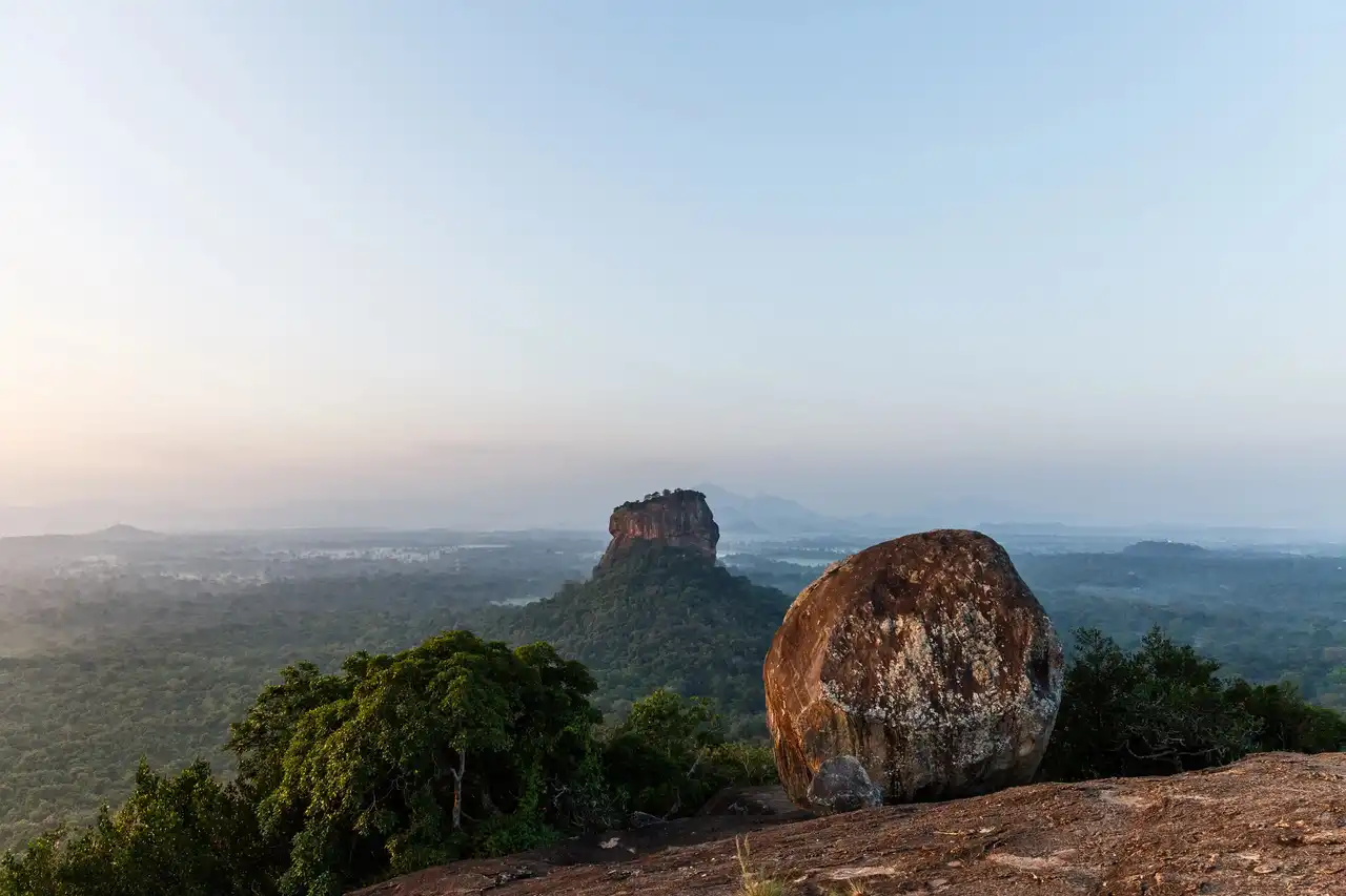 Sigiriya from Pidurangala Top
