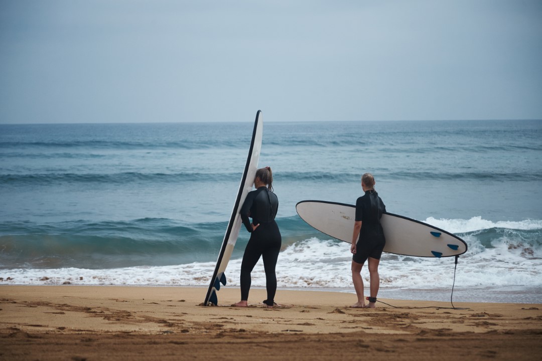 Surfing at Hikkaduwa